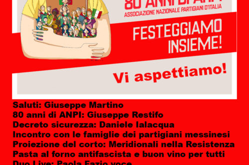 Ha compiuto 80 anni, ma l’Anpi non li dimostra