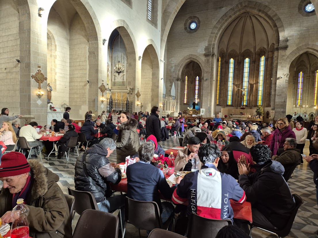 Il Pranzo di Natale della Comunità di Sant’Egidio a Messina