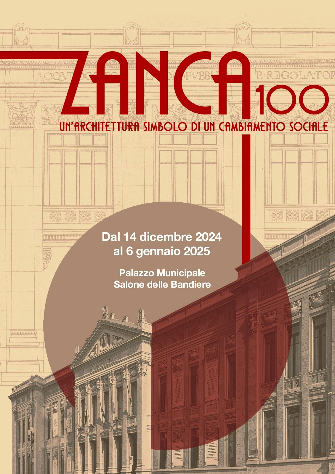 Domani pomeriggio la prima sessione del convegno “Zanca100, un’architettura simbolo di un cambiamento sociale”