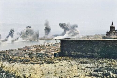 “Non ci faremo avvelenare dai vostri cantieri”. Striscione dei No Ponte al villaggio Unrra a Messina