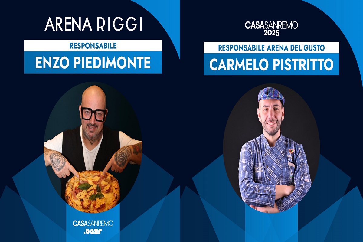 Enzo Piedimonte, pluripremiato Maestro Pizzaiolo, guida l’Arena del Gusto a “Casa Sanremo 2025”
