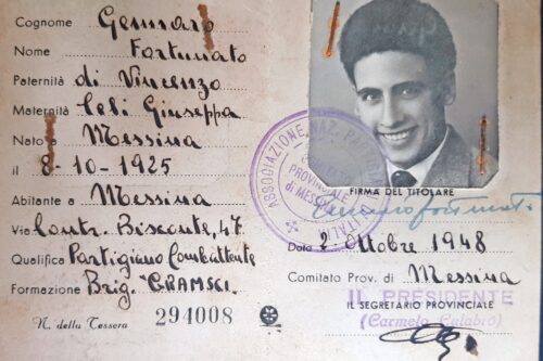 L’ultimo partigiano messinese, Fortunato Gennaro