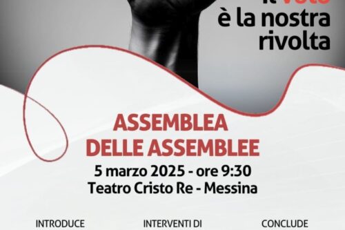 MESSINA,CGIL: ASSEMBLEA DELLE ASSEMBLEE