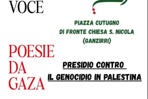 MESSINA. PRESIDIO CONTRO IL GENOCIDIO IN PALESTINA
