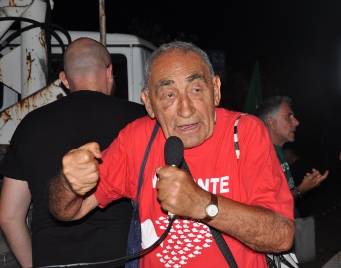 Santino Bonfiglio, sempre in prima fila, non c’è più