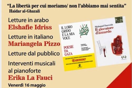 IL LORO GRIDO E’ LA MIA VOCE. POESIE DA GAZA