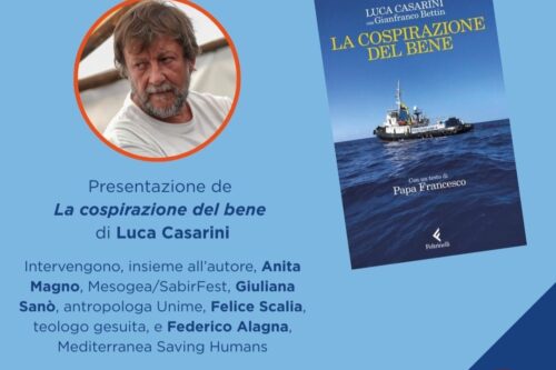 Messina, Luca CASARINI presenta il libro “La cospirazioni del bene”