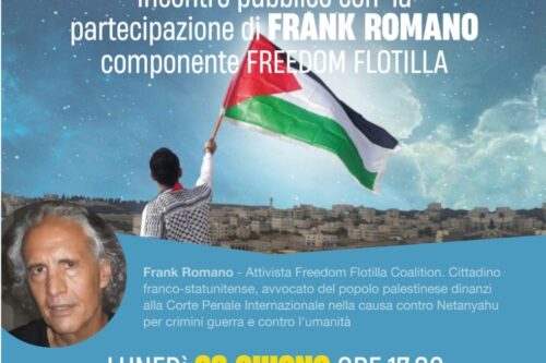 Santa Teresa Riva: Palestina libera – Stop al genocidio