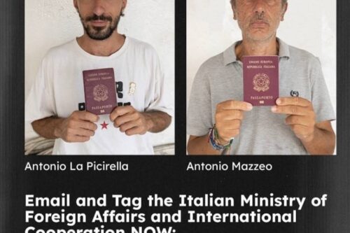 Caso Freedom Flotilla: L’Anpi di Messina scrive al Ministro degli Affari Esteri