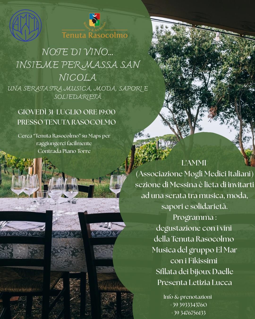 Note di Vino: Insieme per Massa San Nicola