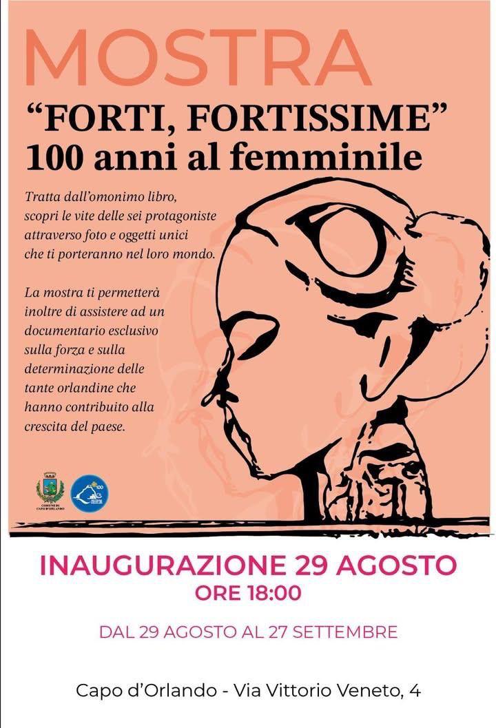 A Capo d’Orlando la mostra “Forti, fortissime. 100 anni al femminile”