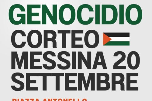MESSINA. CORTEO: FERMIAMO IL GENOCIDIO.