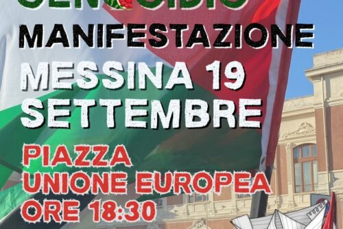LANDINI A MESSINA. MOBILITAZIONE PER GAZA