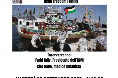 Gaza: La rotta dell’umanità. Incontro con Antonio Mazzeo