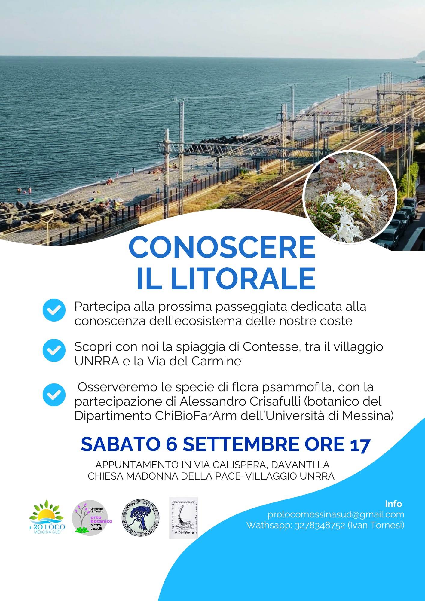 CONOSCERE IL LITORALE DI CONTESSE
