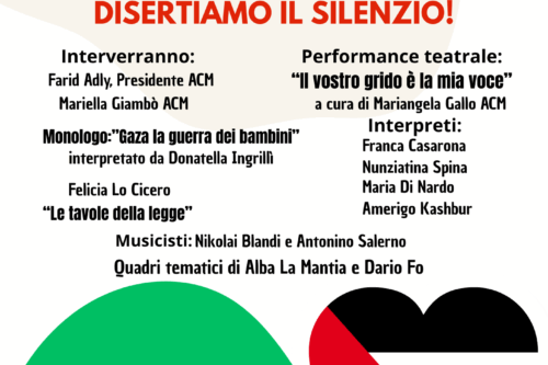 Acquedolci: Contro il genocidio a Gaza