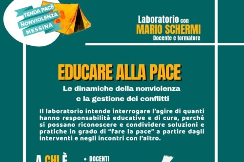 Educare alla pace. Laboratorio con Mario Schermi