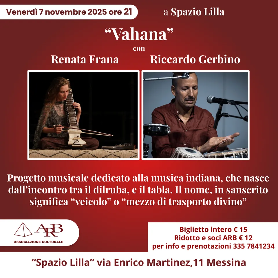 “Vahana”, musica indiana a Spazio Lilla