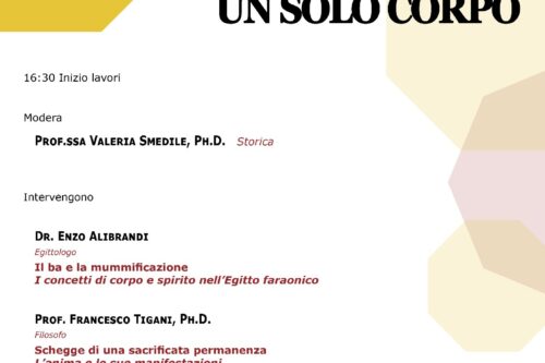 Molte anime. Un solo corpo