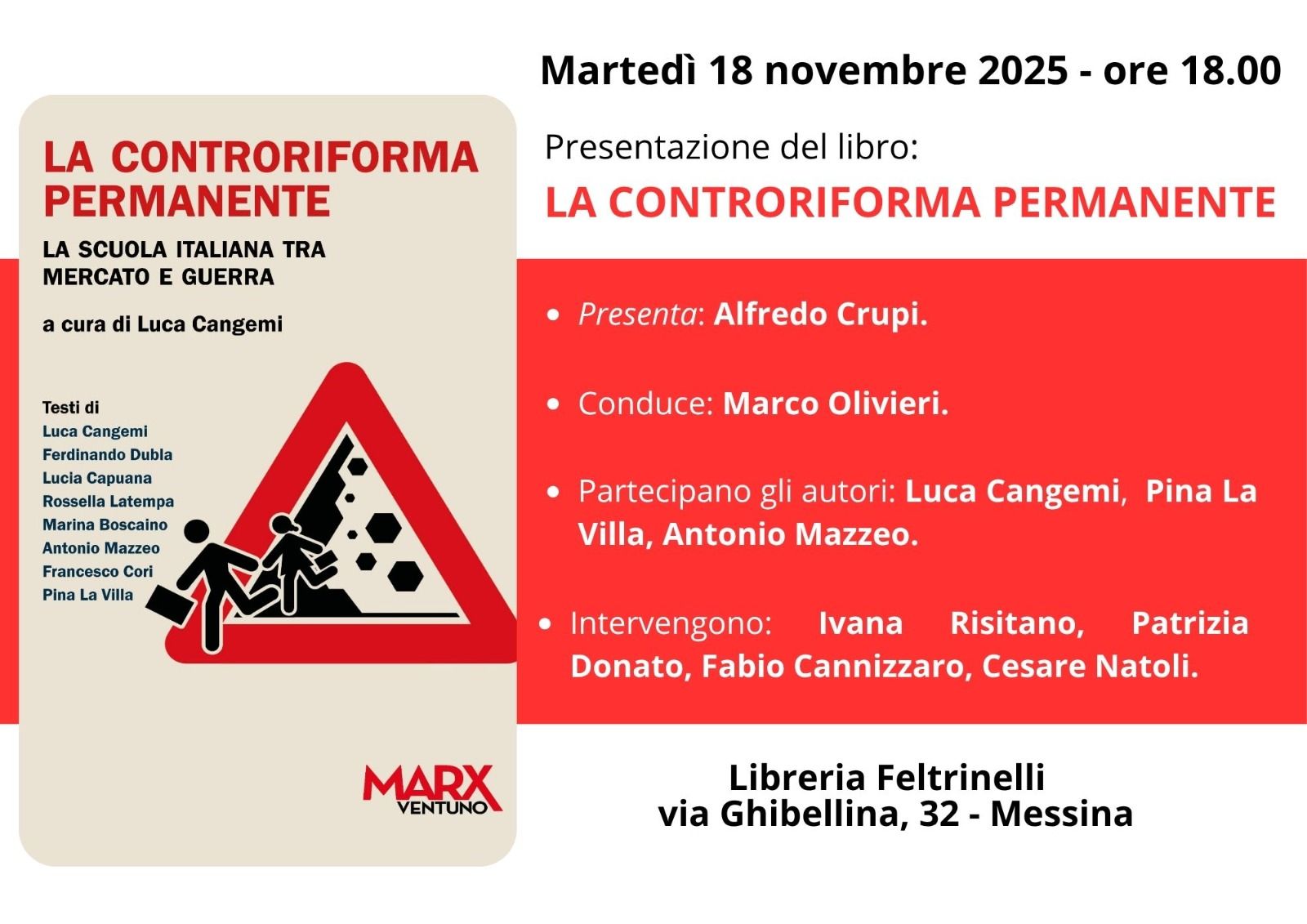 La controriforma permanente