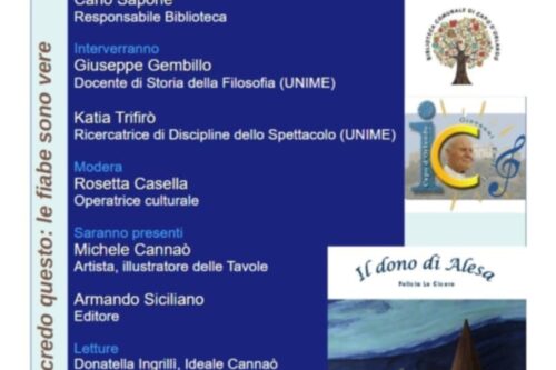 FELICIA LO CICERO. “IL DONO DI ALESIA” A CAPO D’ORLANDO