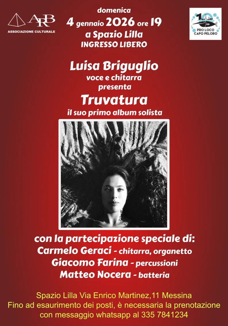 Luisa Briguglio voce e chitarra presenta “Truvatura” il suo primo album solista
