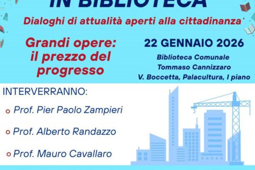 Convers-Azioni in Biblioteca: Dialoghi di attualità aperti alla cittadinanza.