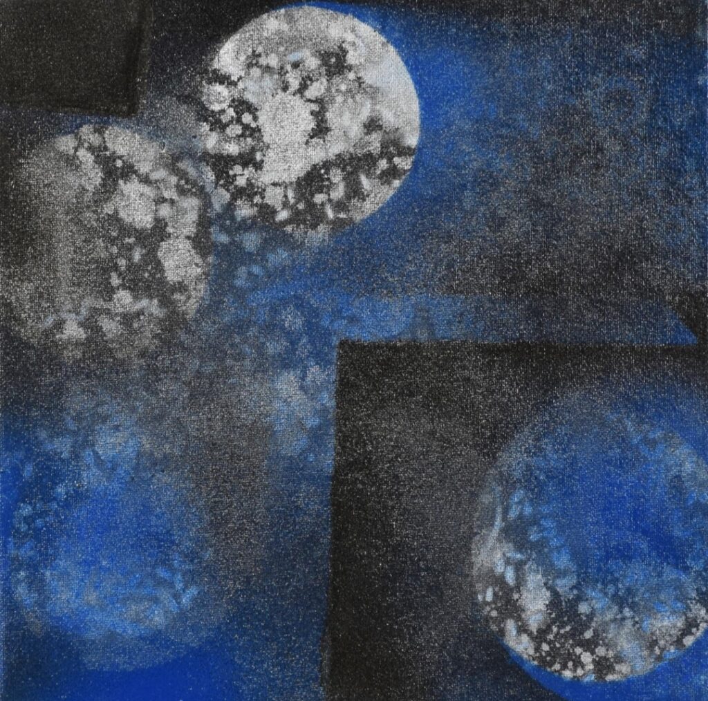 Paolo Masi (Firenze, 1933) "Senza titolo" 2007 - acrilici su tela, cm 20 x 20