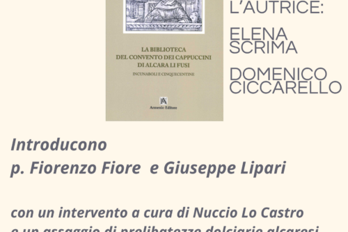 “La biblioteca del convento dei Cappuccini di Alcara Li Fusi”