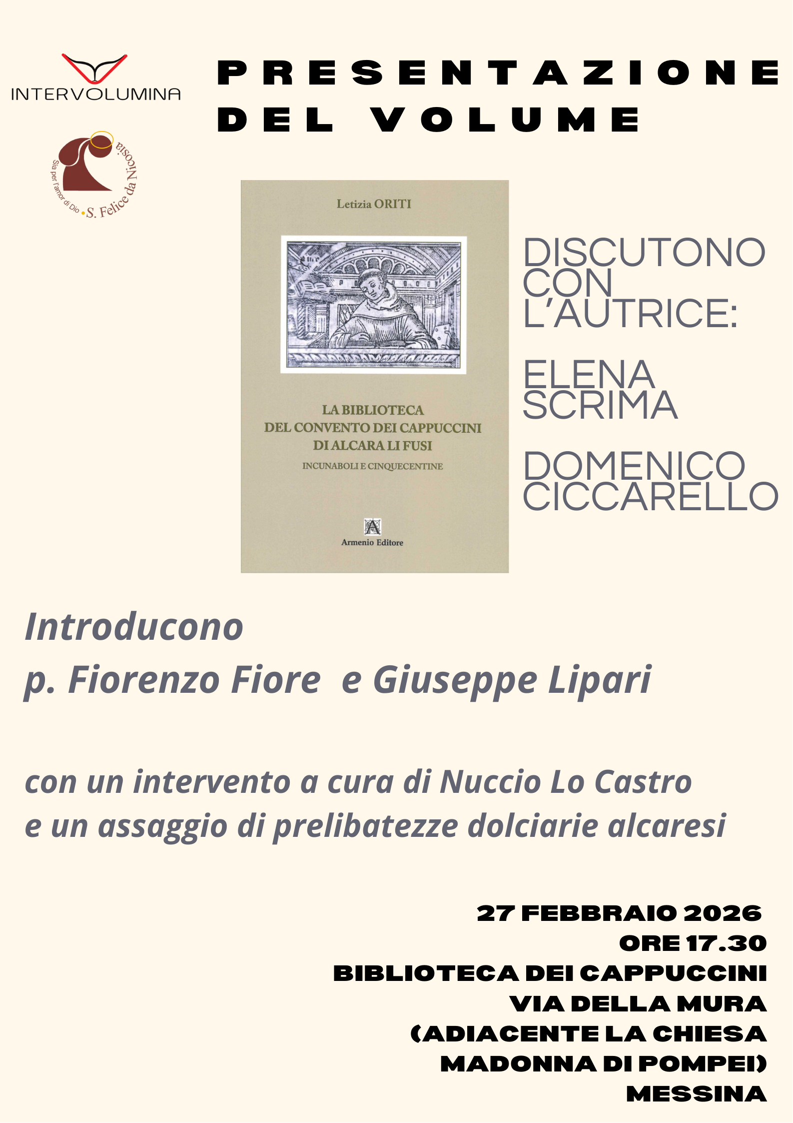 “La biblioteca del convento dei Cappuccini di Alcara Li Fusi”