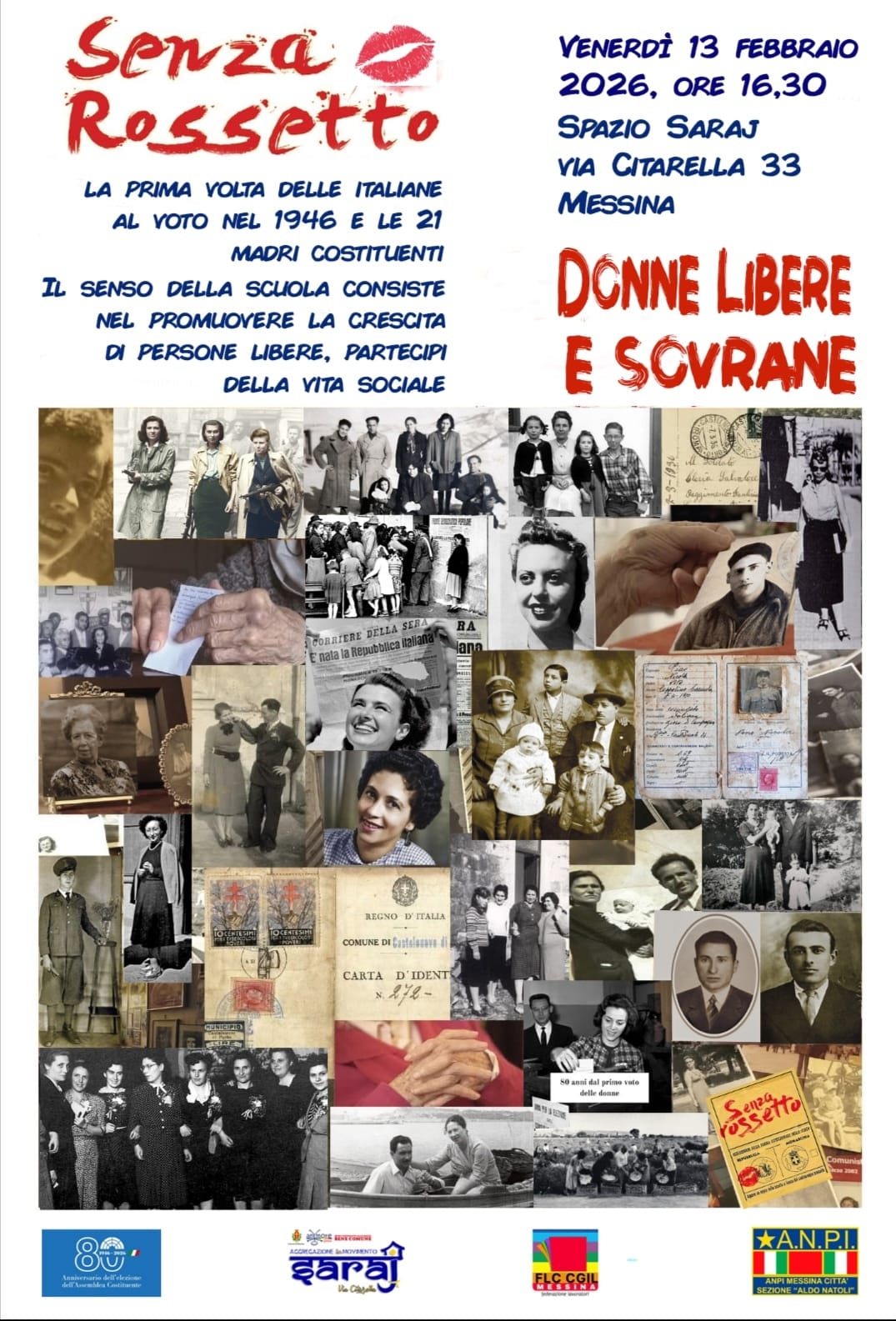 Senza rossetto, donne libere e sovrane