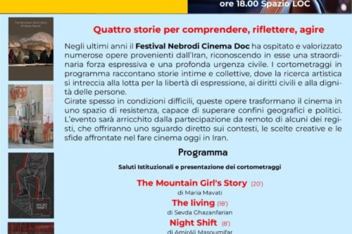 Capo d’Orlando: Incontri. Il cinema iraniano