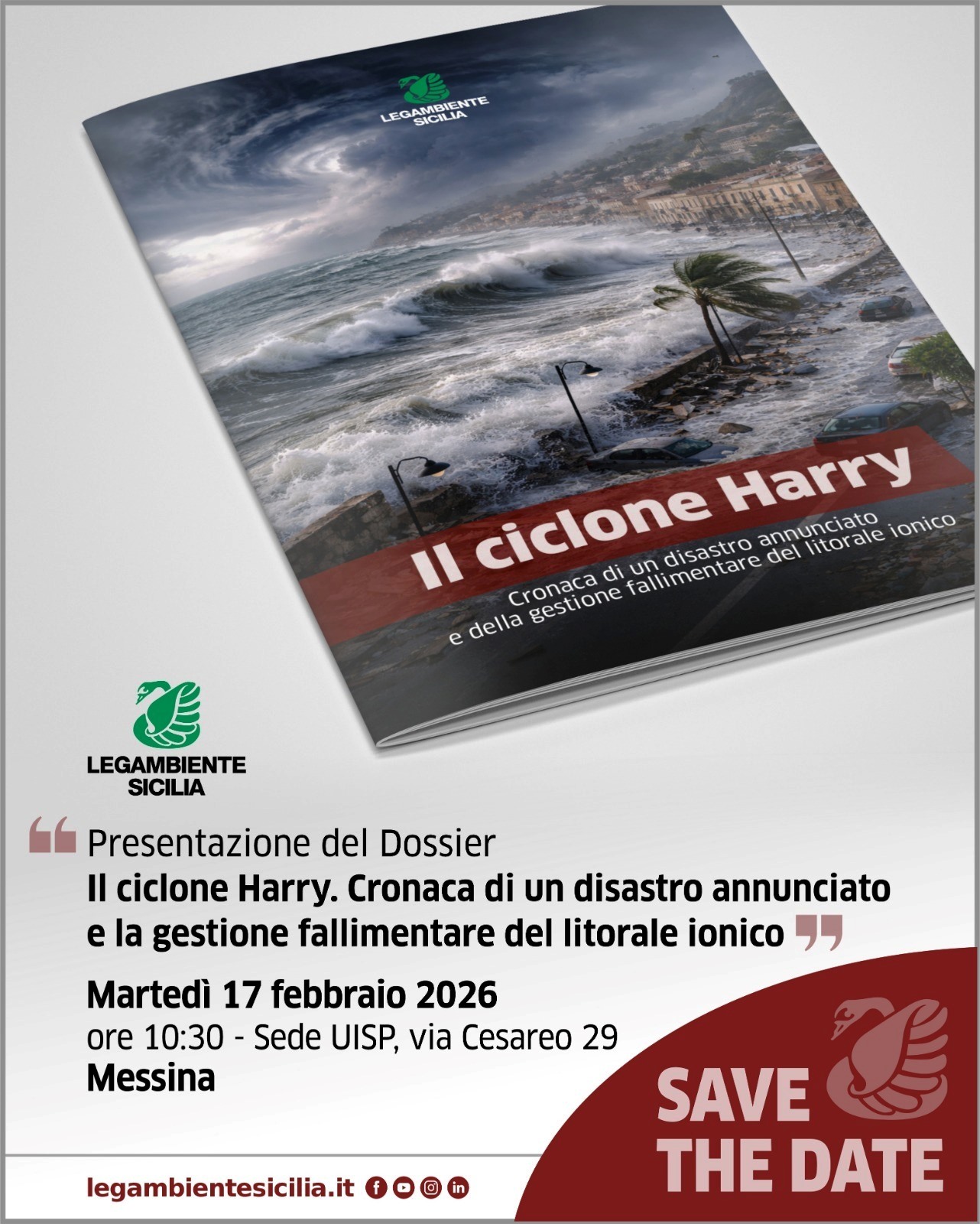 “Il ciclone Harry: Cronaca di un disastro annunciato e della gestione fallimentare del litorale ionico”