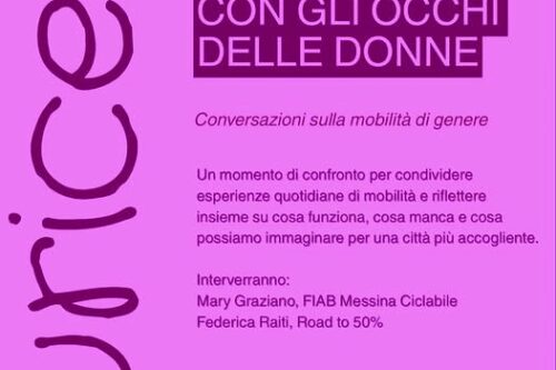 Mobilità di genere: il 12 febbraio l’incontro Fiab Messina Ciclabile
