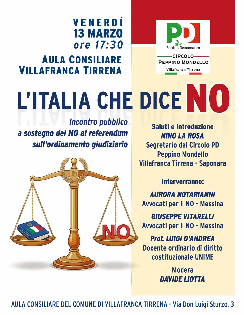 L’Italia che dice NO