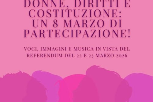 Donne, diritti e Costituzione: un 8 marzo di partecipazione