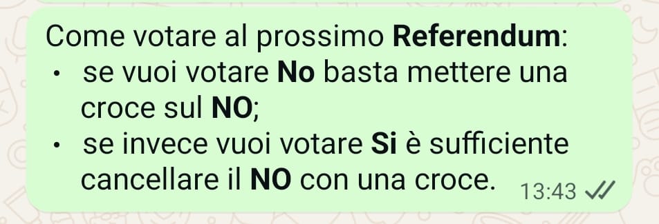 Come votare al referendum