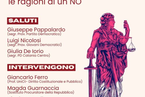STATO DI DIRITTO, ULTIMA CHIAMATA: LE RAGIONI DI UN NO