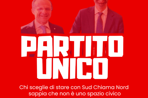 “Nelle liste di De Luca-Basile, il rischio del partito unico a servizio del capo”