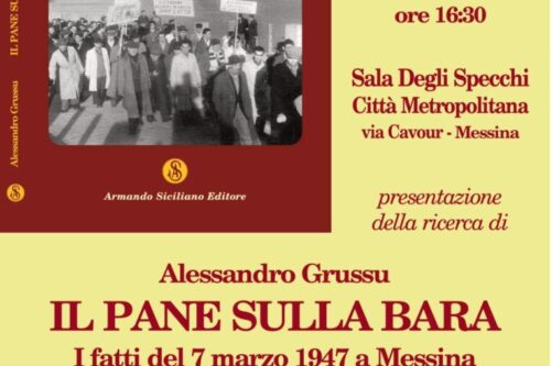 Messina: Presentazione del libro “Il pane sulla bara”