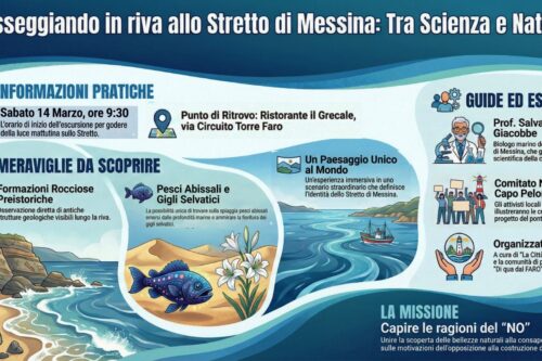 Una passeggiata in riva allo Stretto tra Scienza e Natura… e noponte