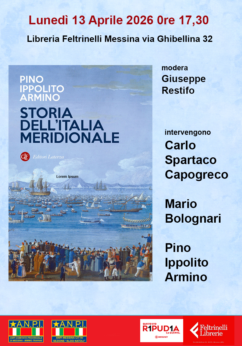 Qual’è la “Storia dell’Italia meridionale”? Lo spiega Pino Ippolito Armino alla Feltrinelli di Messina