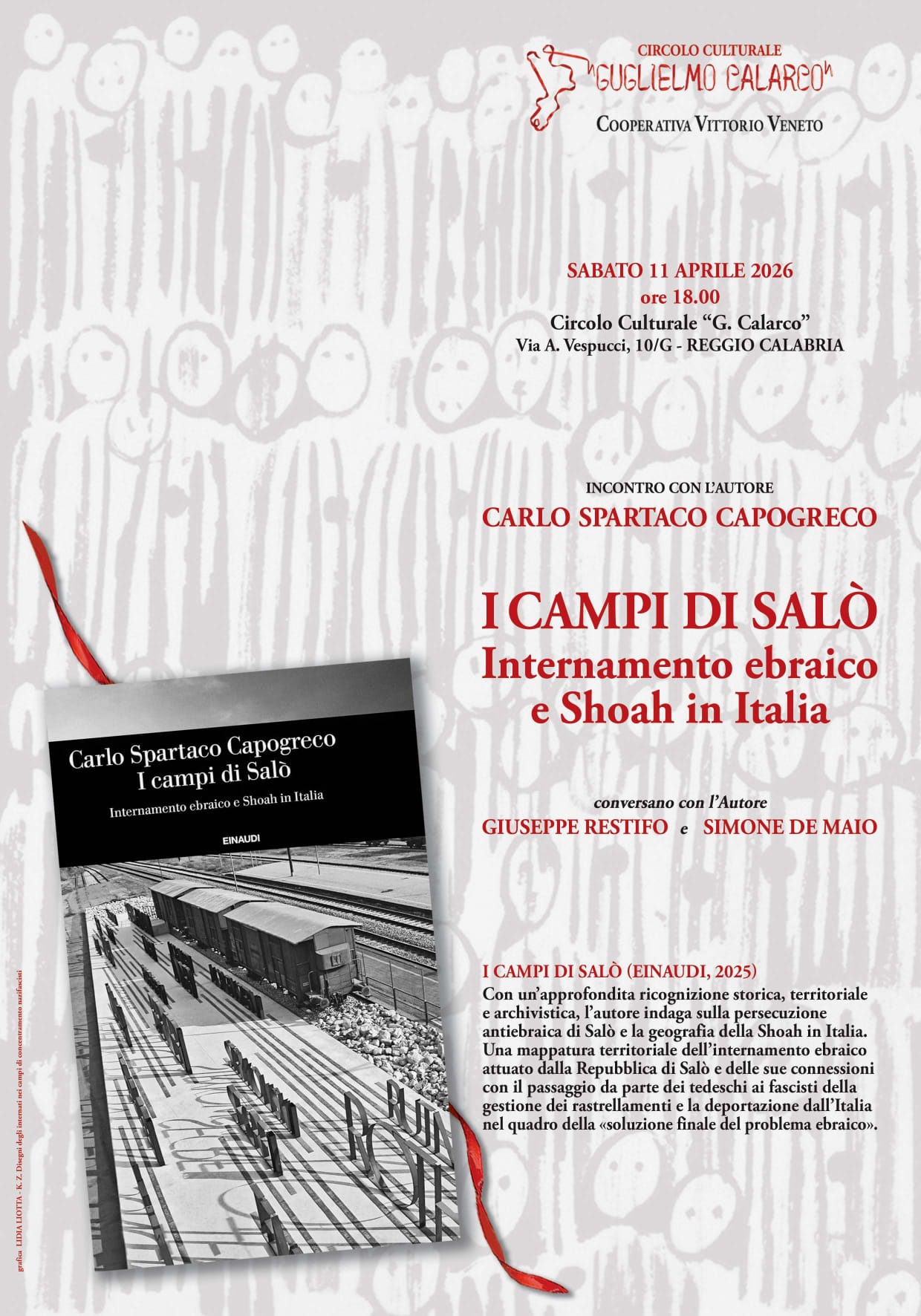 De “I campi di Salò” di Capogreco si discuterà al Circolo “Calarco” di Reggio Calabria