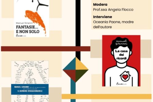 IC “Mazzini Gallo”:  Incontro con l’autore Manuel Sirianni, autistico non verbale