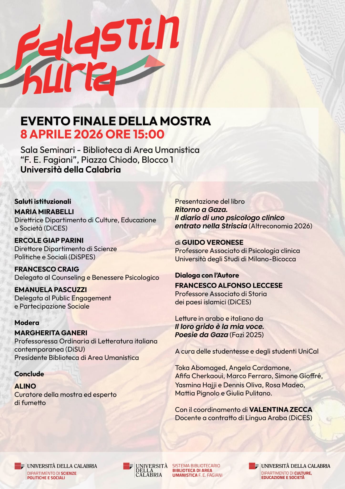 Falastin hurra: evento finale della mostra