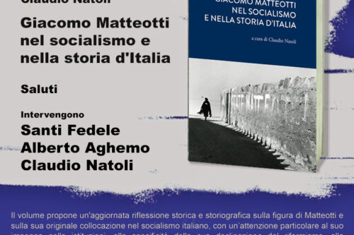 Giacomo Matteotti nel socialismo e nella storia d’Italia: giovedì 9 alla Feltrinelli di Messina