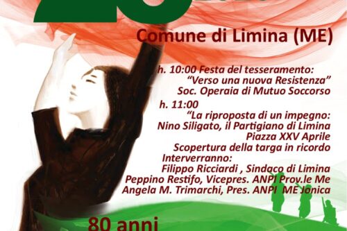 Il 25 aprile arriva a Limina il 26