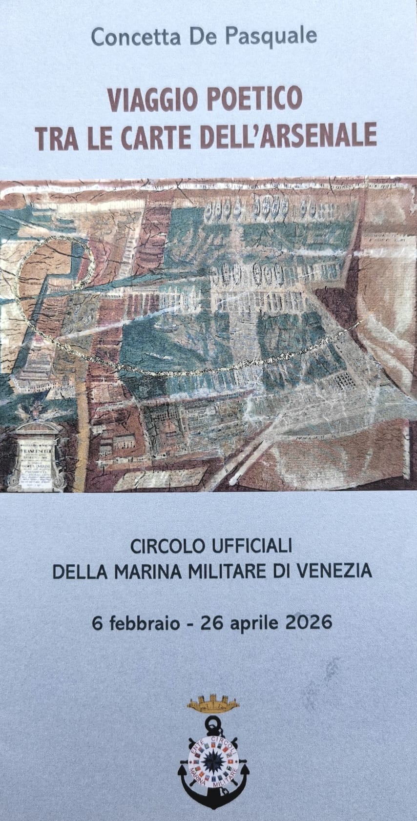 Concetta De Pasquale in Viaggio poetico tra le Carte dell’Arsenale