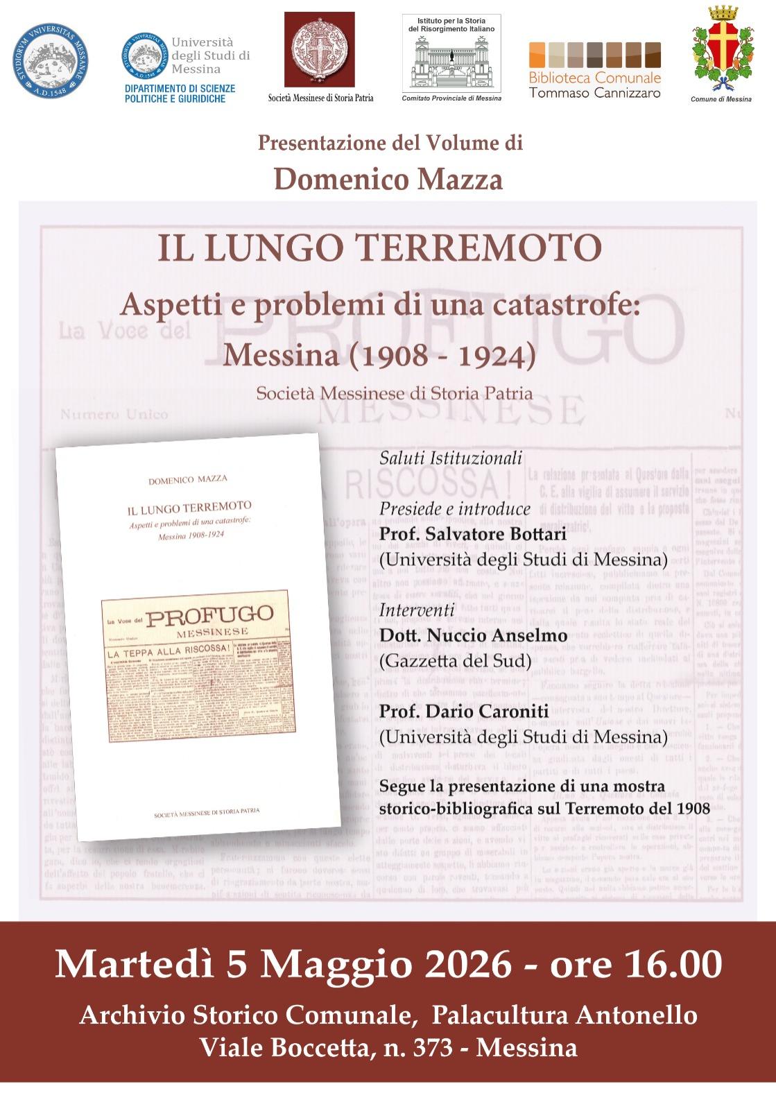 Il lungo terremoto: un volume