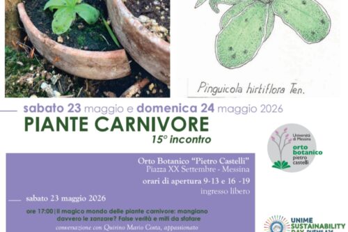 Ortobotanico “Pietro Castelli”: “Piante Carnivore” – 15° incontro